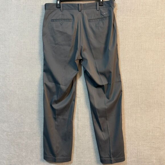 Nike Mens Golf Pants 34X32 Gray Pattern Tour Performance Dri Fit Active Stretch - Picture 6 of 6